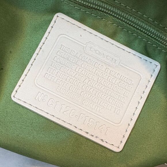 Coach Bag Purse Handbag Y2K Leather Signature Stripe Logo Patent Crossbody Bag - Picture 16 of 16